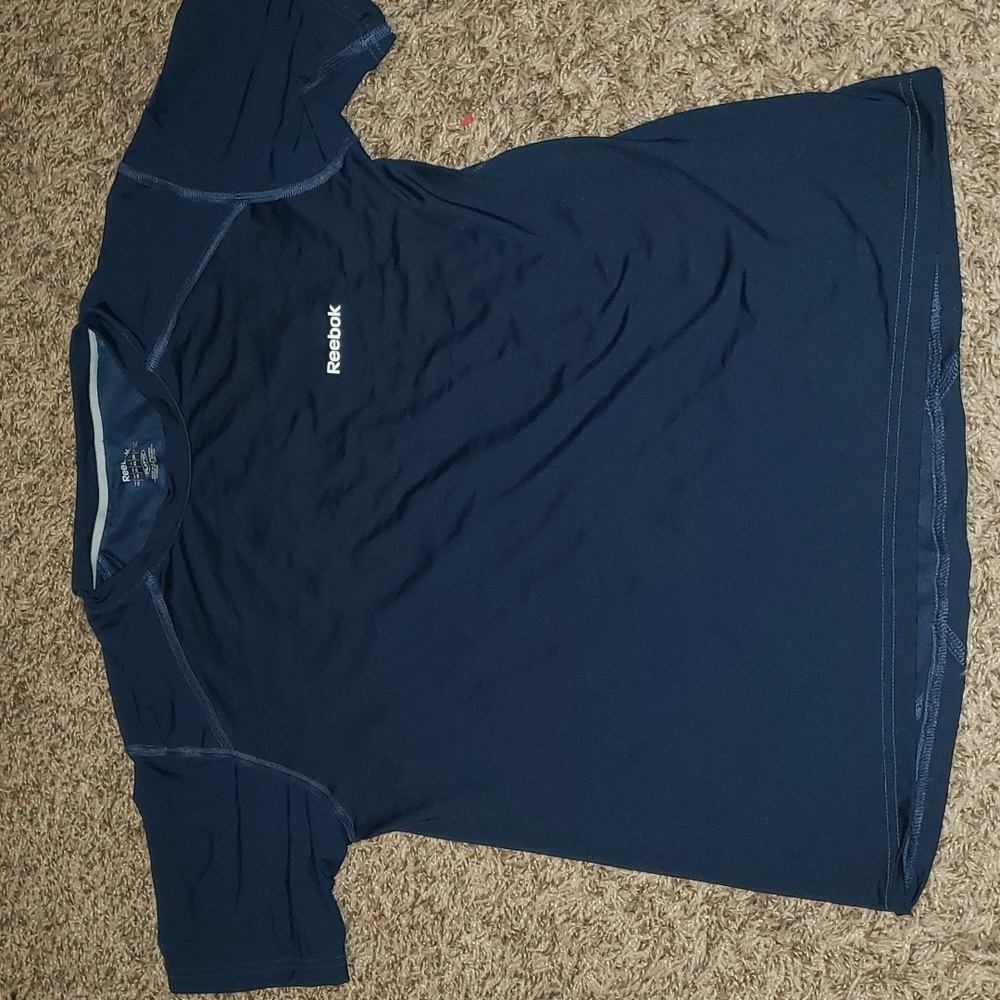 Youth Reebok Play Dry kids short sleeve shirt